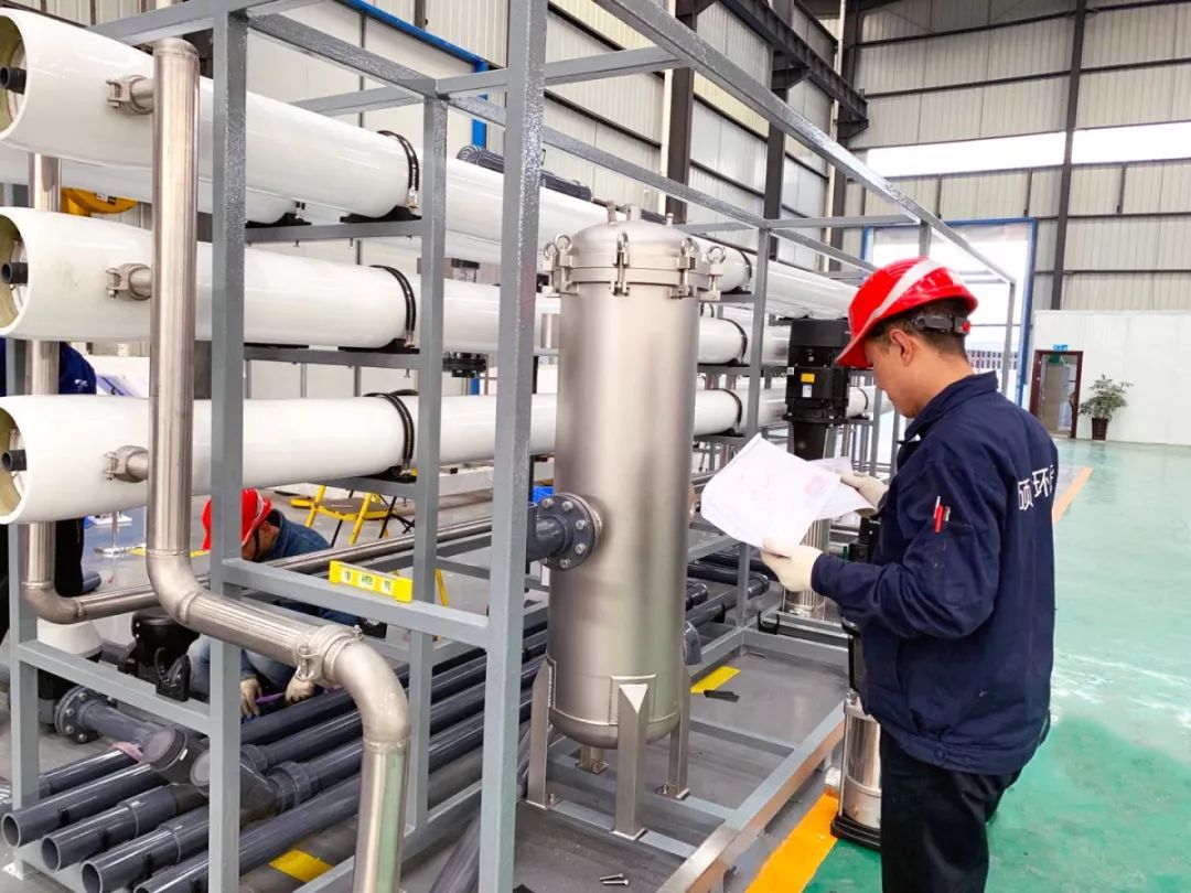 涪陵頁巖氣田水處理項目設(shè)備安裝進(jìn)度